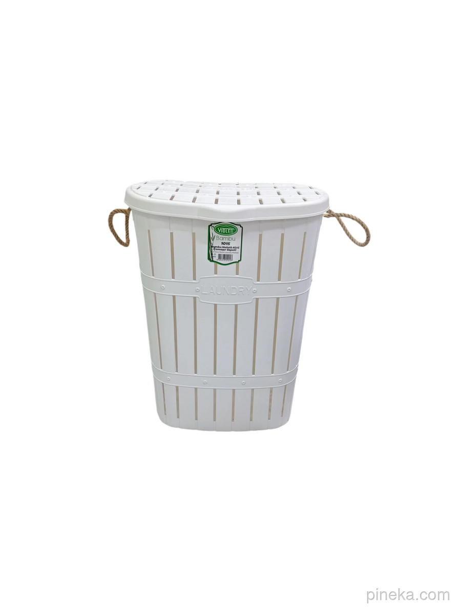 Bambu Halatlı kirli sepeti