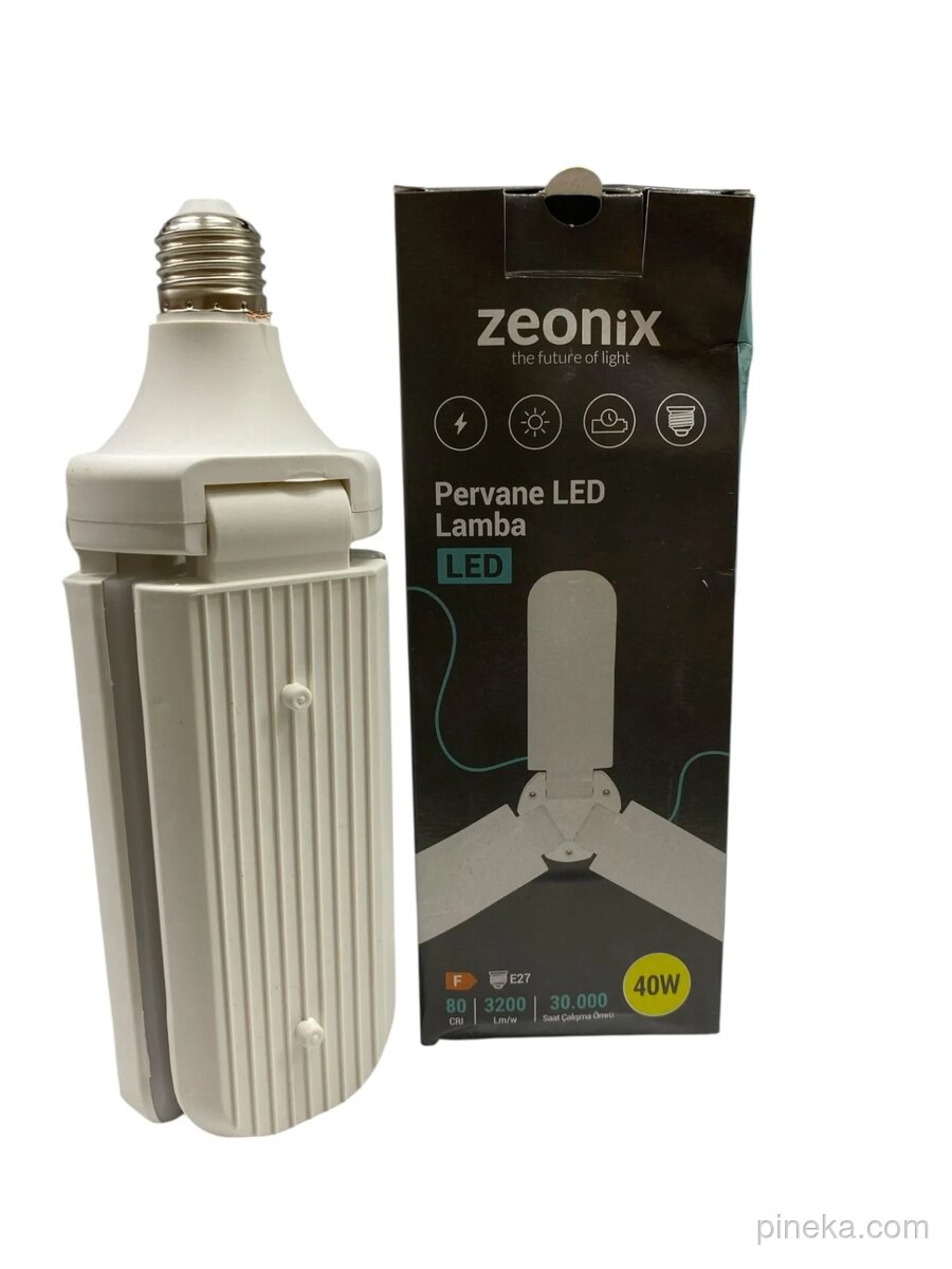 PERVANE ZEONİX BEYAZ LED LAMBA
