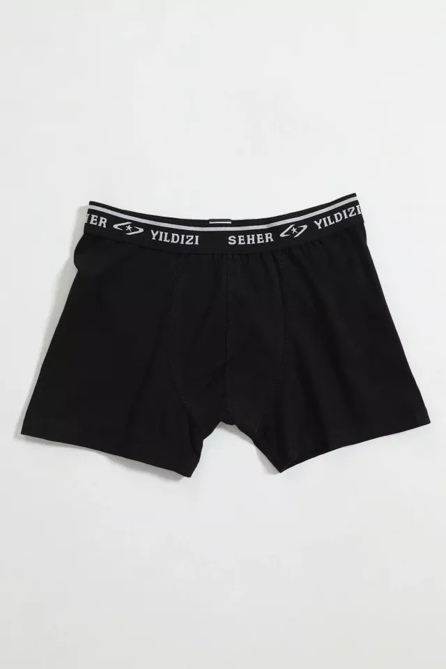 Seher Yıldızı Erkek Likrali Boxer Siyah TZL-P-00000993